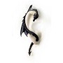 * The Dragon´s Lure stud earring black - * The Dragon´s Lure stud earring black -